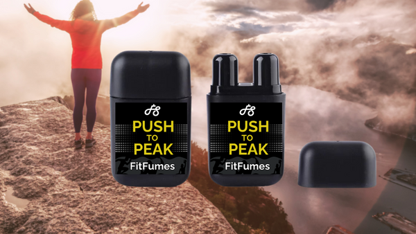 Push to Peak FitFumes fitness nasal inhaler with lemongrass essence